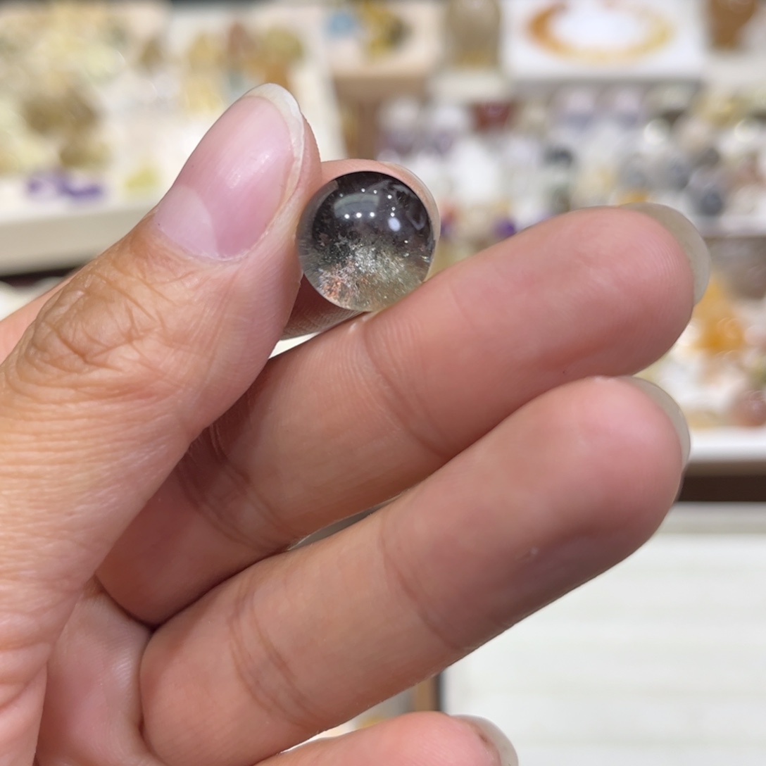 水晶珠宝半成品未镶嵌彩幽灵13咪