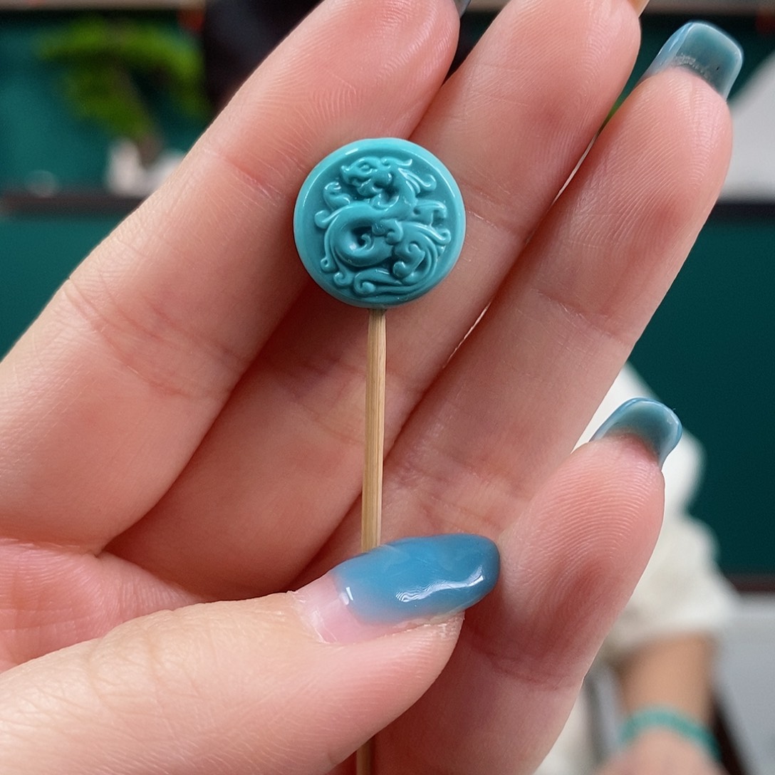 绿松石珠宝奇石未镶嵌