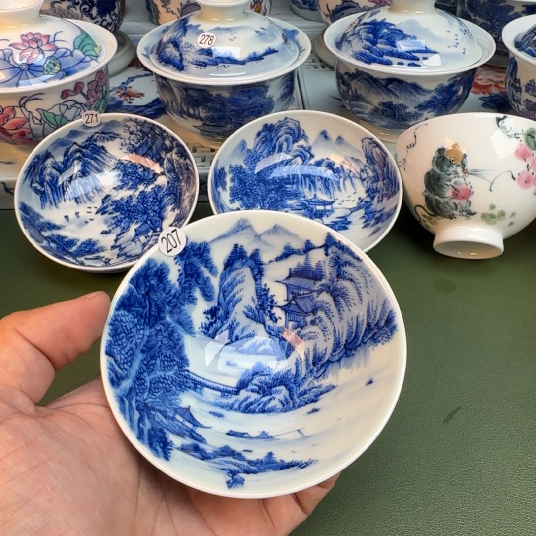 陶纯手工纯手绘茶具207