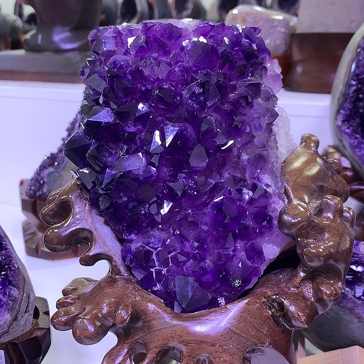 紫晶大型摆件（非配饰）未镶嵌蛋