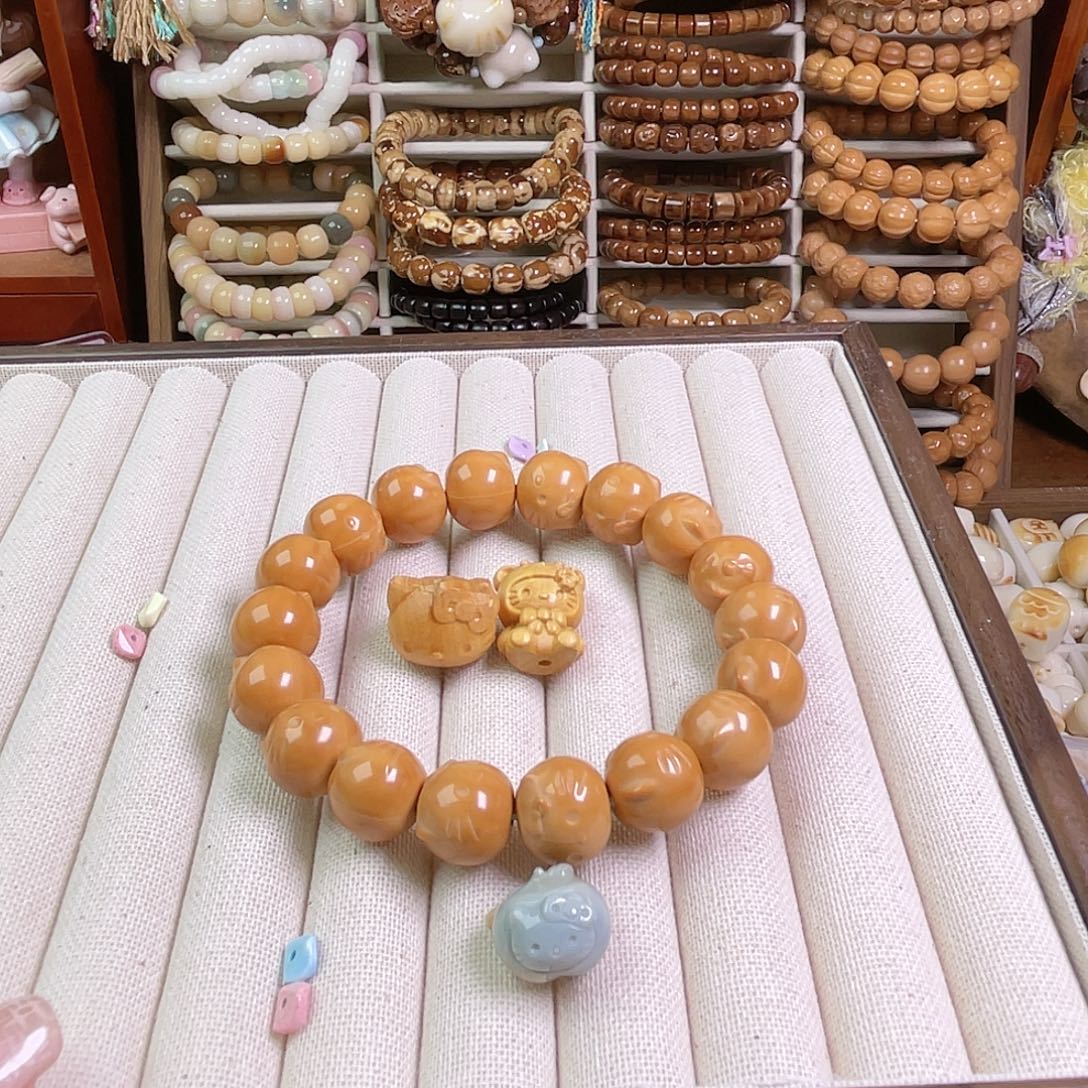 猴头核桃吊坠猴头kt手串