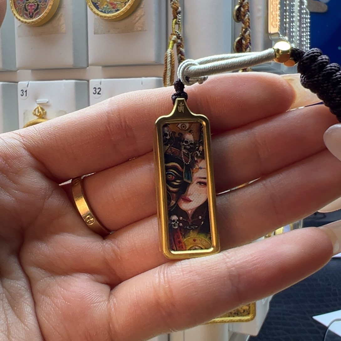 吊坠定制以后的我唐卡