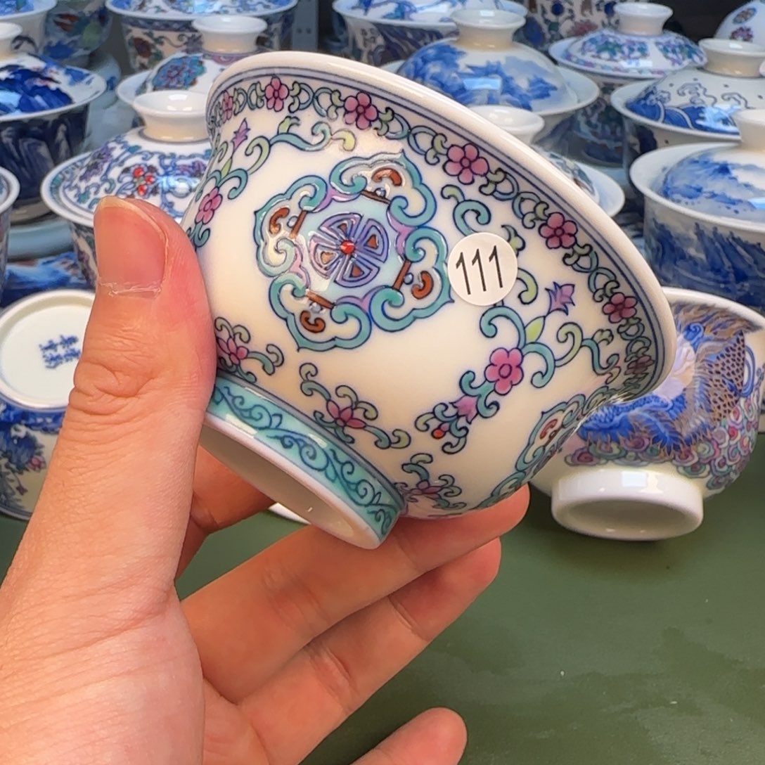 彦祖纯手工手绘茶具111