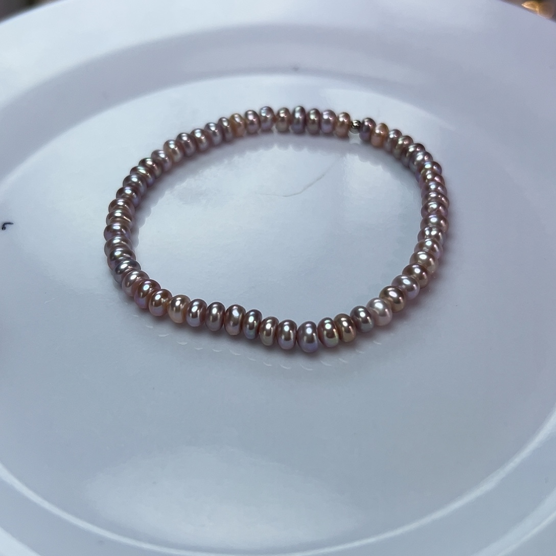 手绳淡水珍珠钛钢