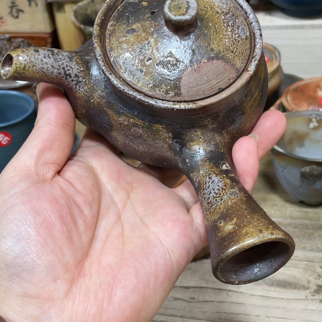 柴岗信义备前茶杯