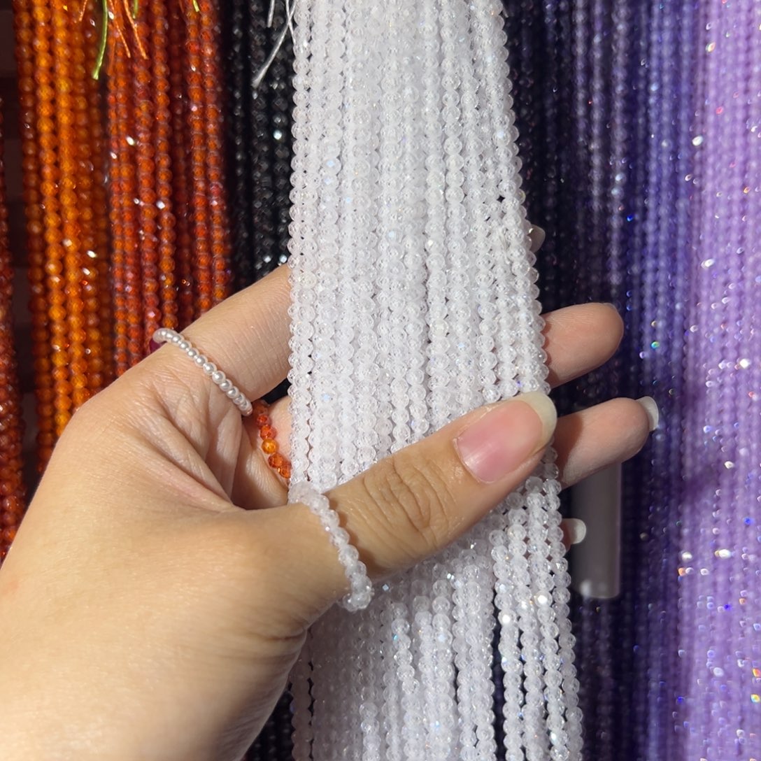 锆石非金属白色锆卡3两条