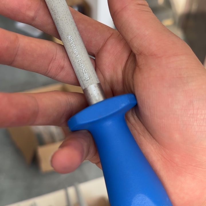 钢铁基瑟蓝色手柄10寸