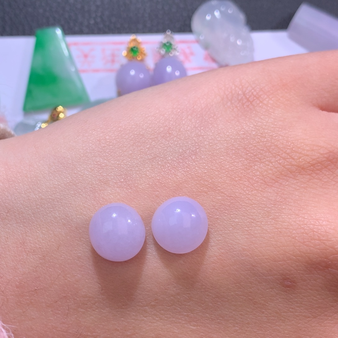 翡翠未镶嵌套链翡翠