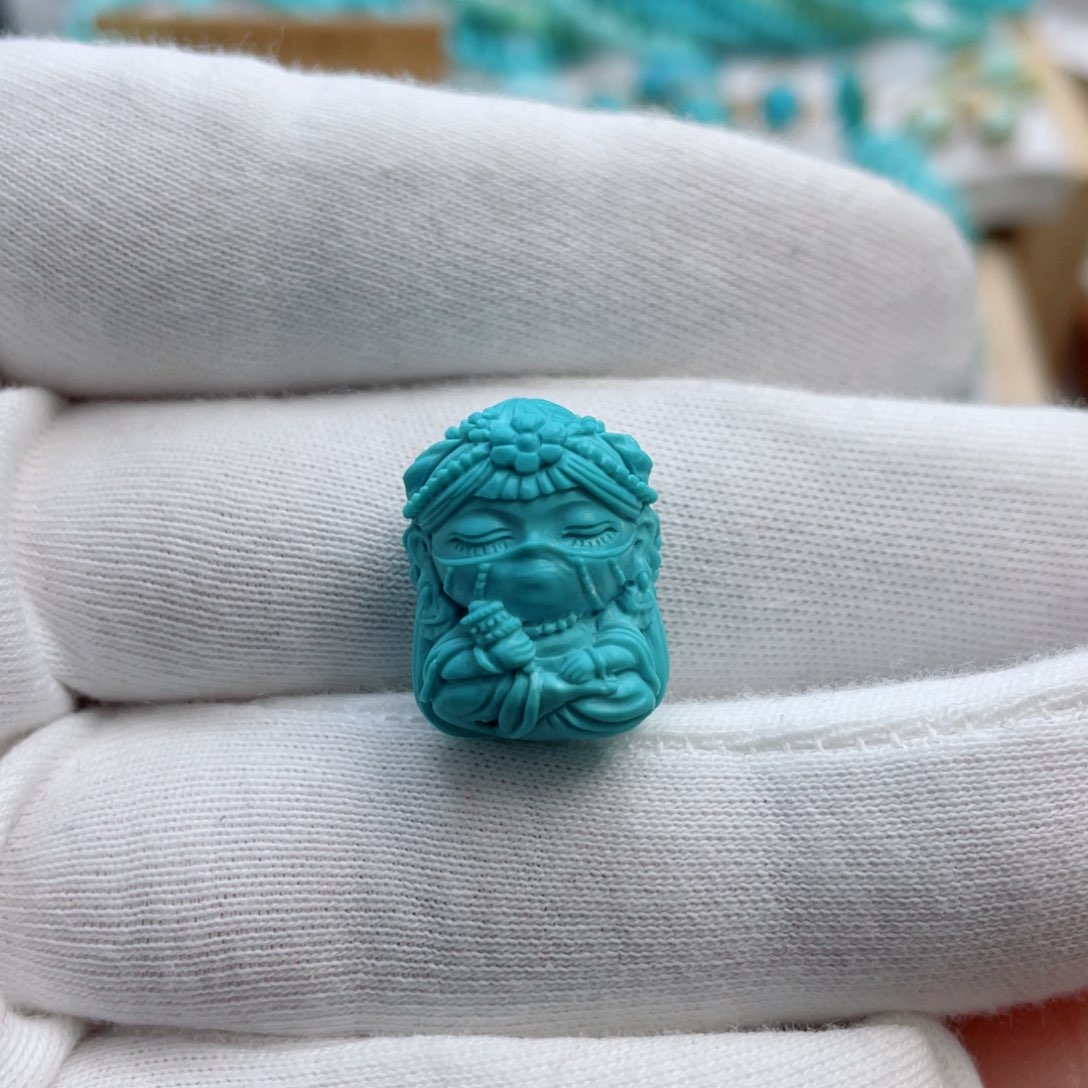 绿松石珠宝奇石未镶嵌