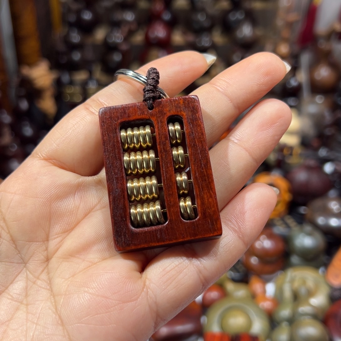 非洲紫檀（红花梨）算盘算盘算盘