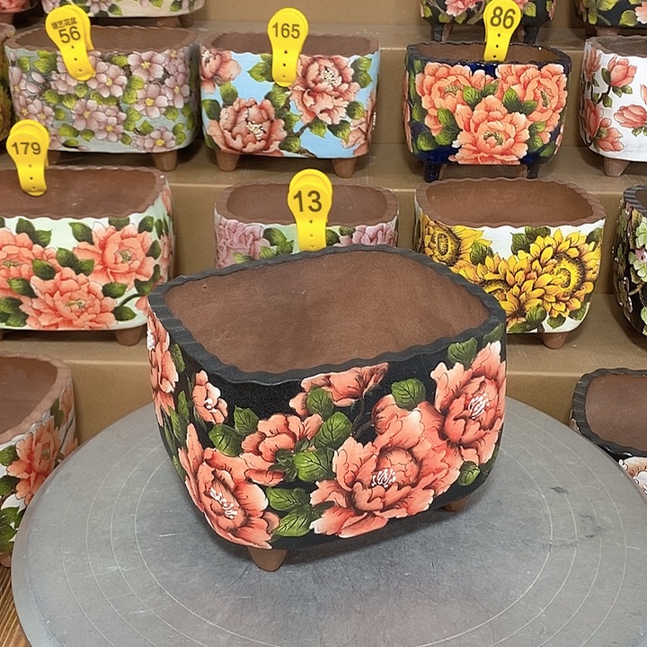 景德镇精品博采美盆15/13/12