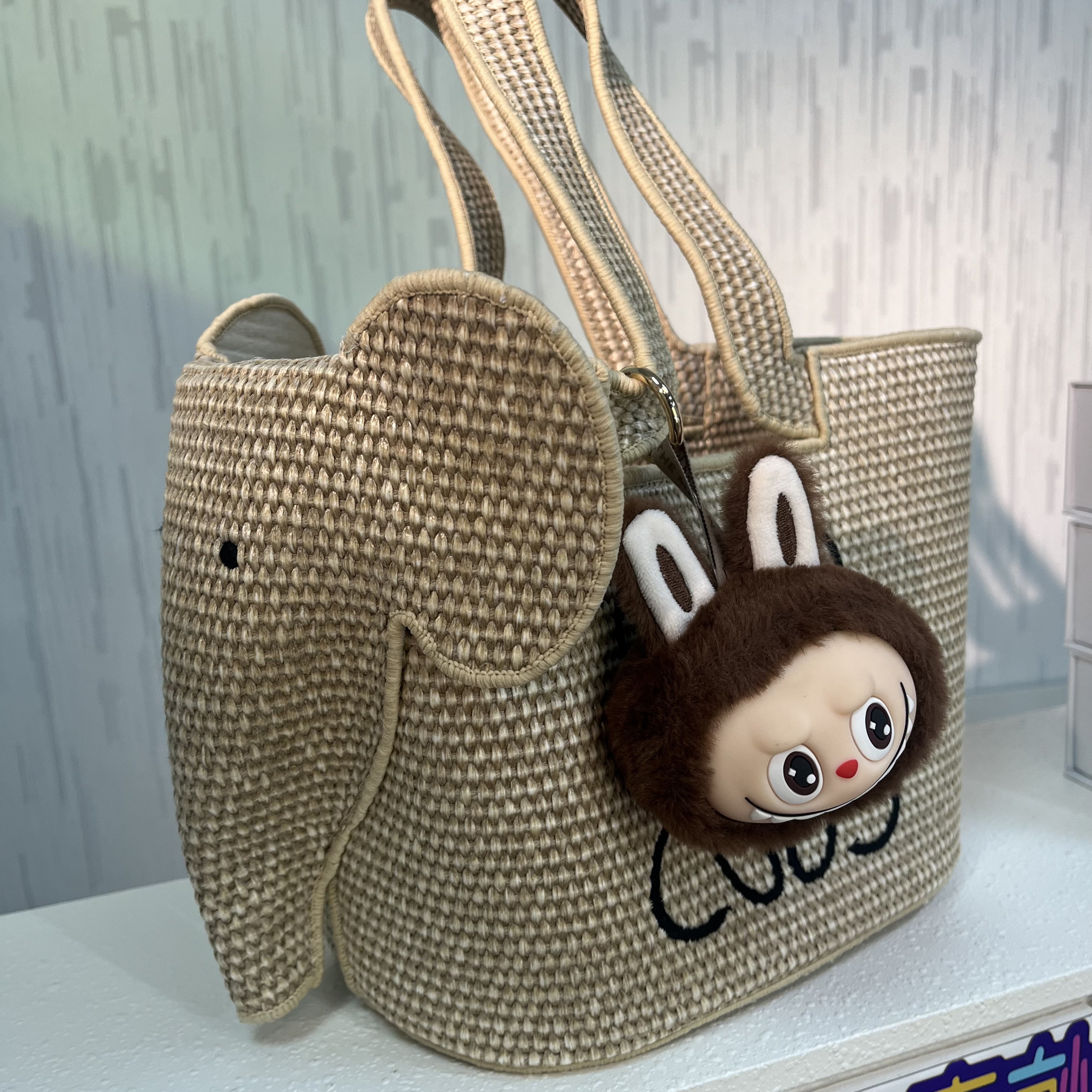 大象气质百搭手工编织啊罗包包