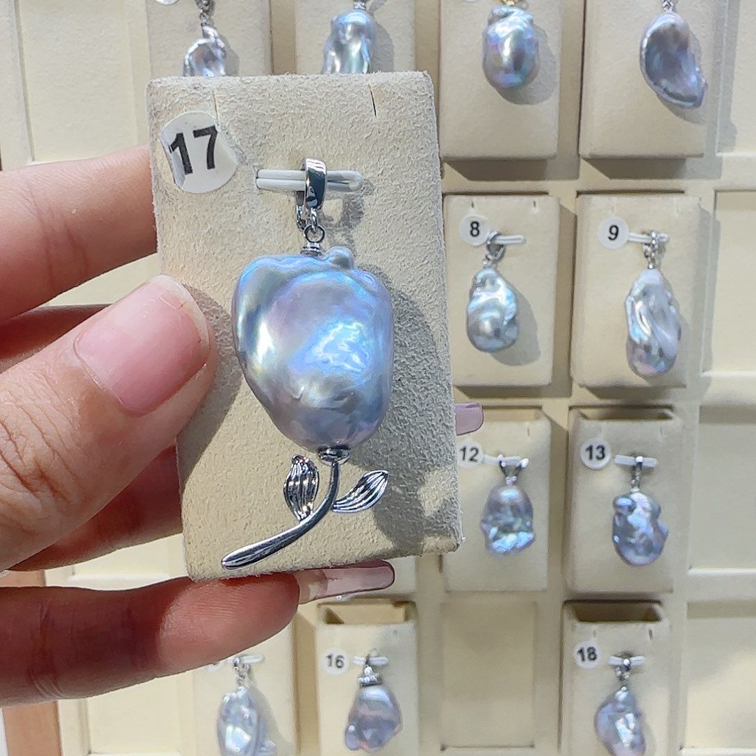 淡水珍珠合金颈饰