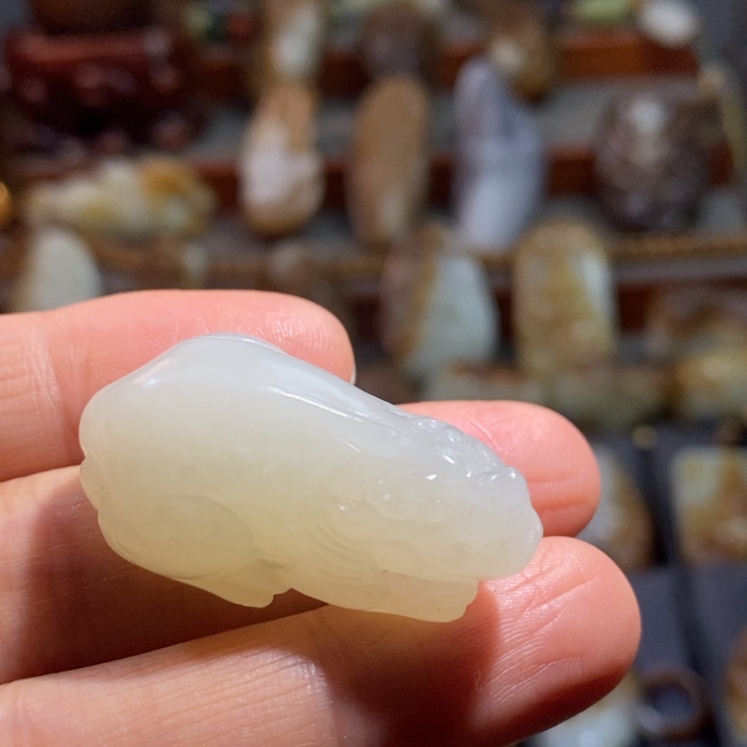 【闪购商品】和田玉挂件未镶嵌招财貔貅