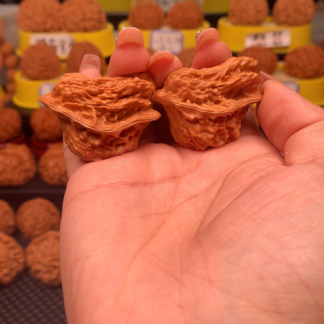 文玩核桃把件小鸟