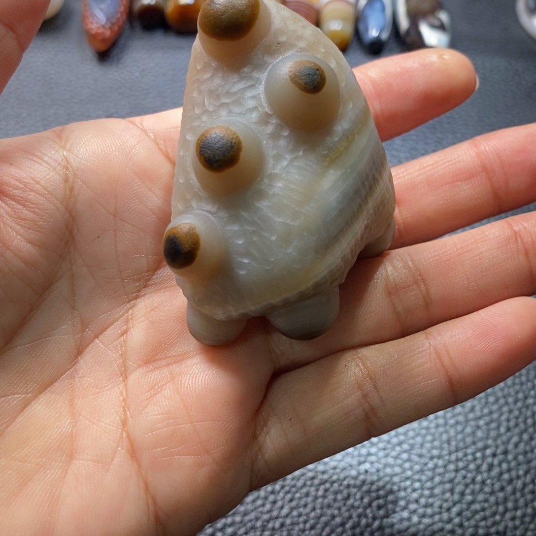 未镶嵌颈饰玛瑙/玉髓双*子