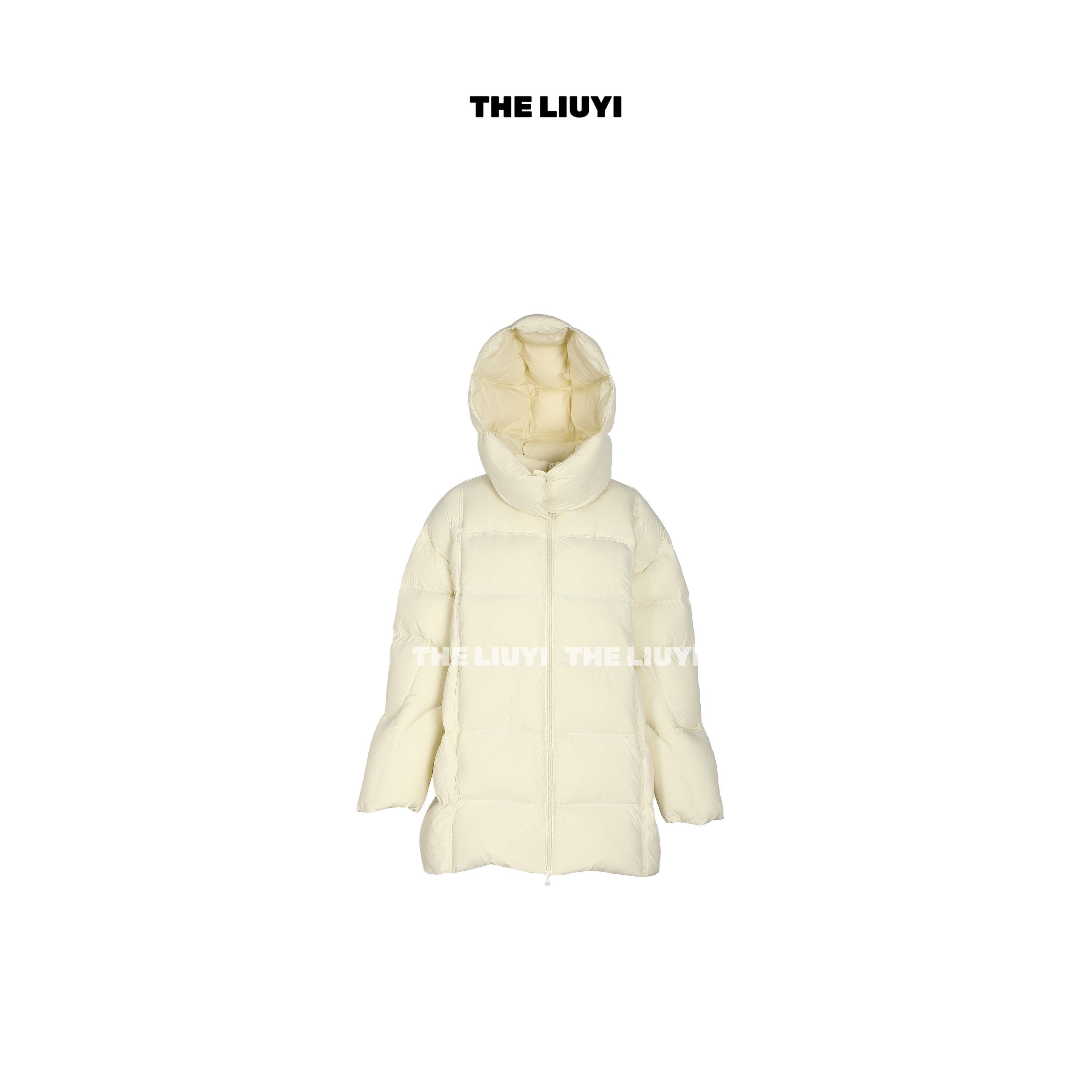 【LIUYI】90白鸭绒冬季保暖一手长羽绒服外套2427/4841