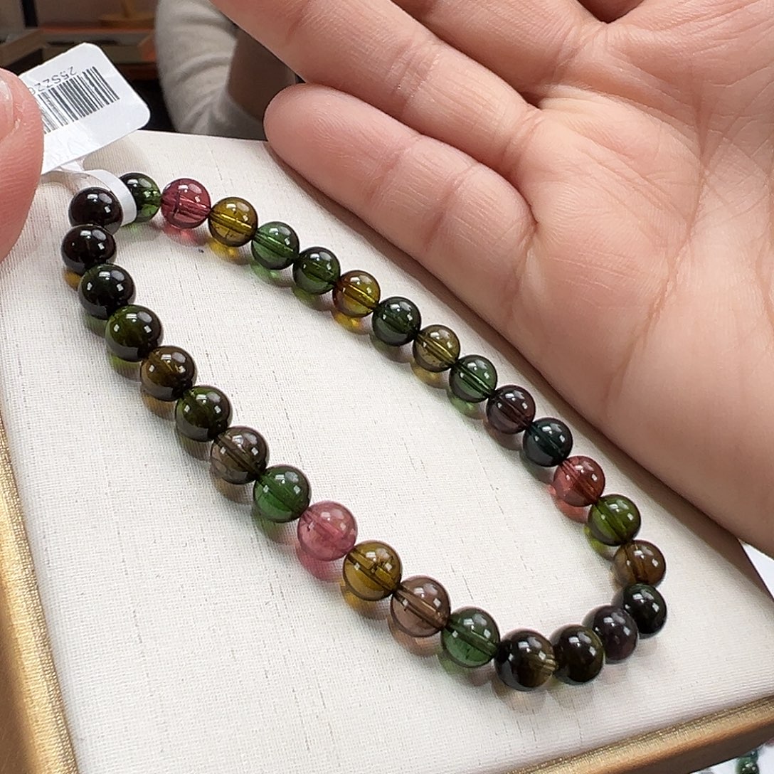 碧玺手串未镶嵌6.3mmmmmmm