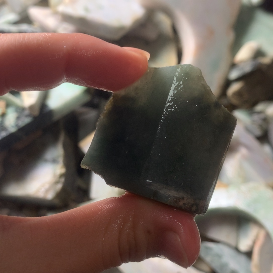 翡翠颈饰未镶嵌缅甸翡翠