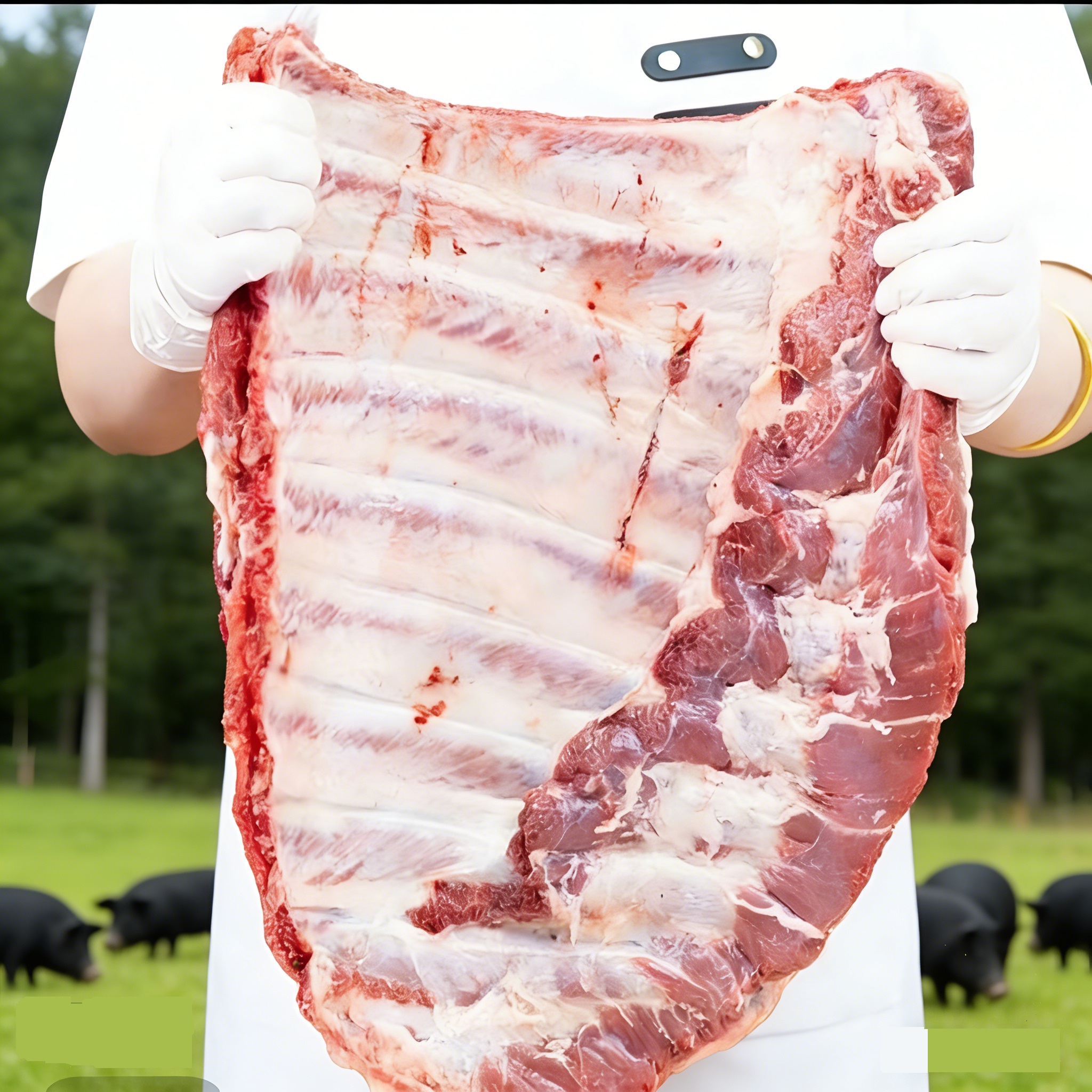 《精肋排》不带脊骨龙骨，断骨发货，带脆骨裙边，急冻锁鲜发货