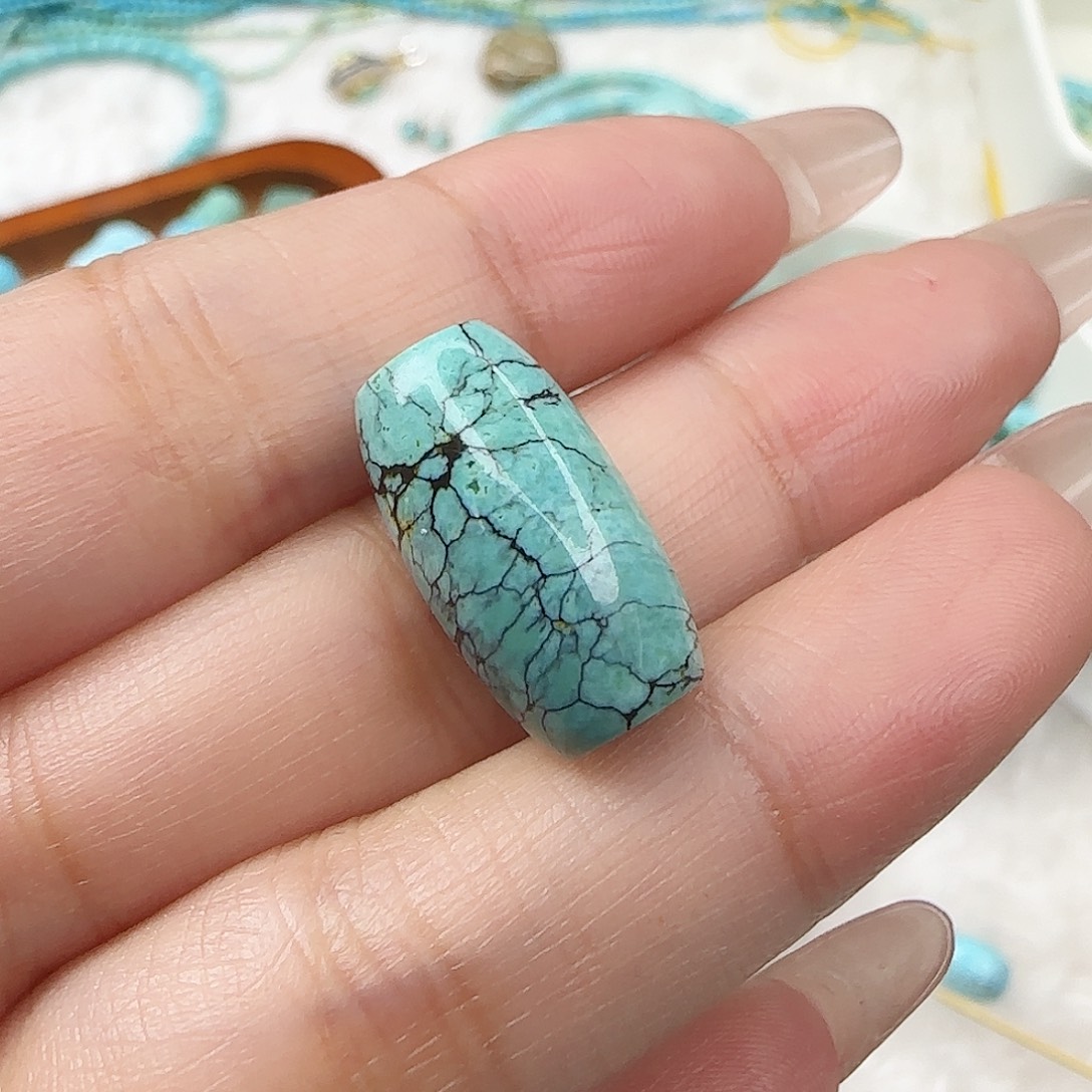 温***o绿松石未镶嵌珠宝半成品