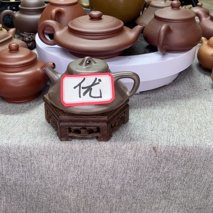 紫泥茶壶$**@半手工制作还原烧
