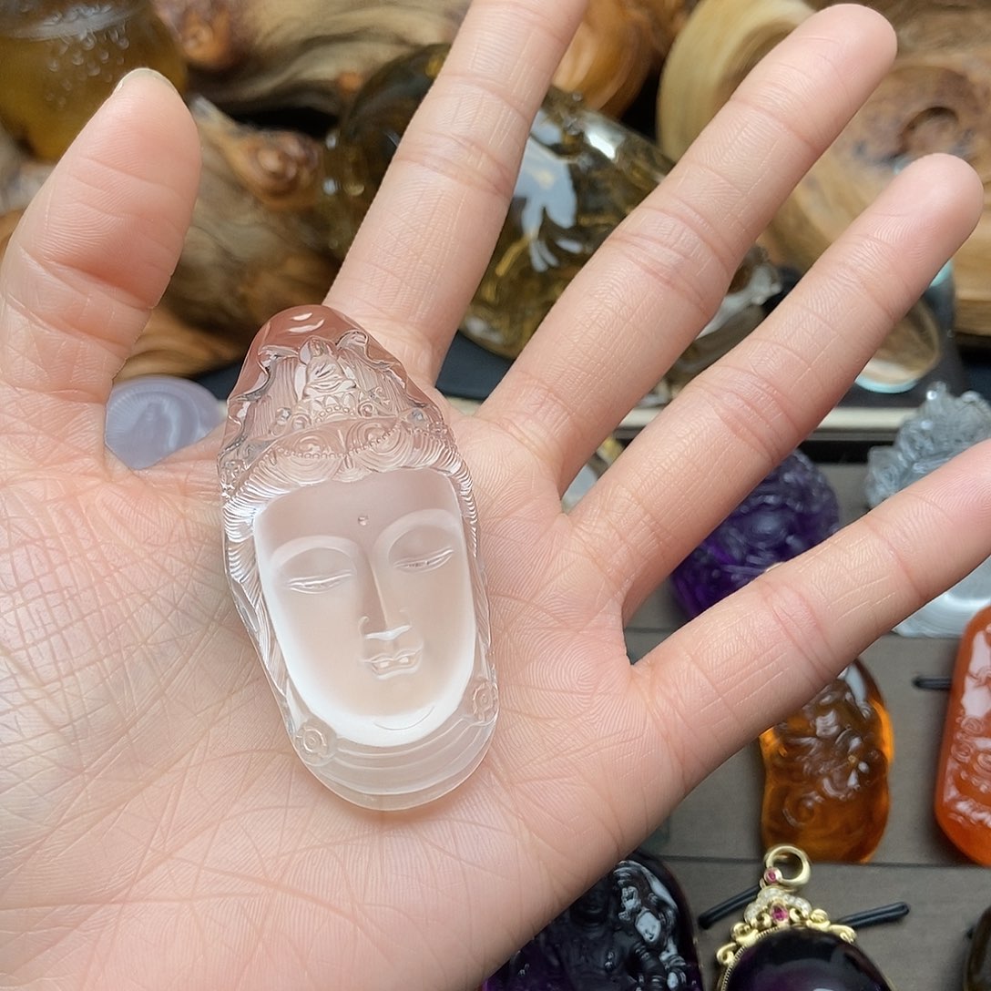 水晶吊坠未镶嵌净*?吊坠