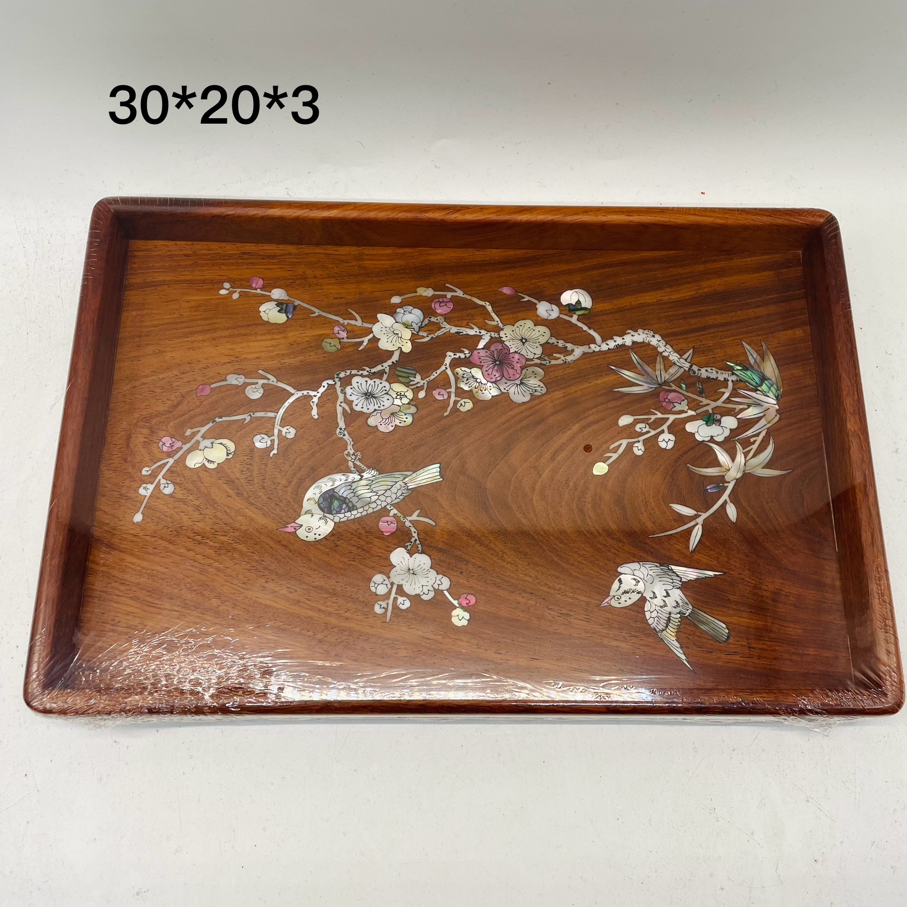 M30*20*3喜上眉梢螺钿托盘