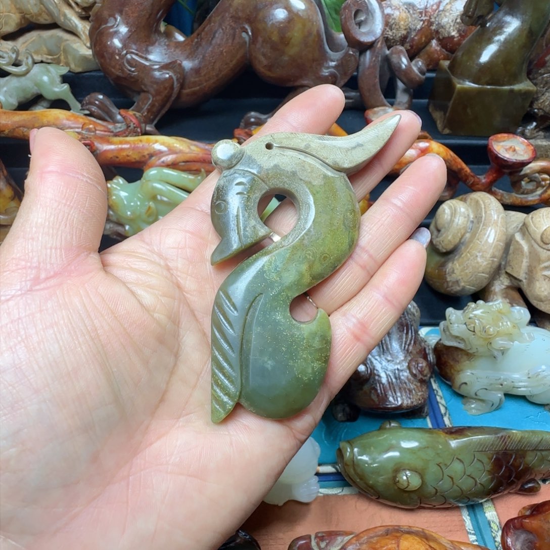 和田玉挂件未镶嵌