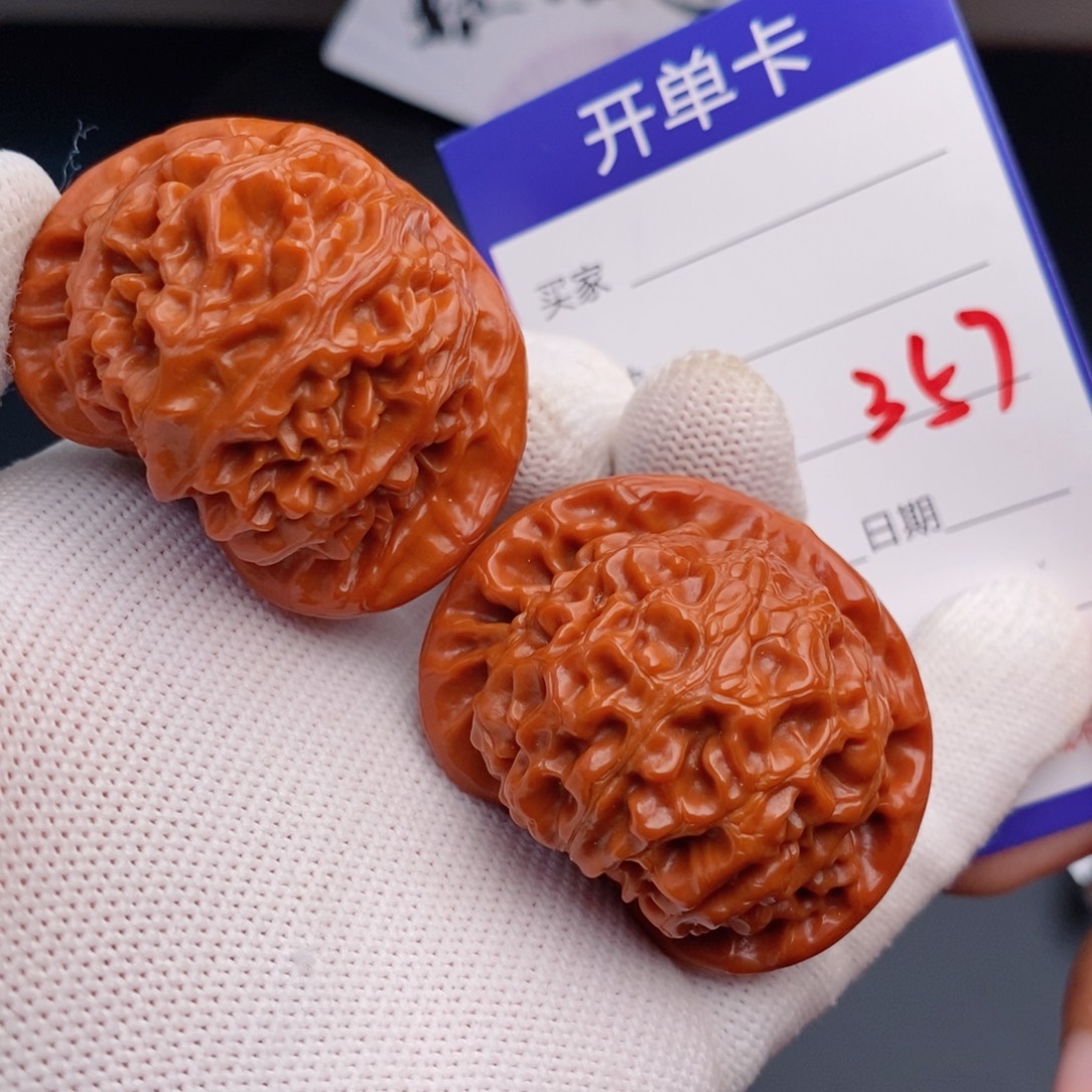 文玩核桃把件44宫灯357