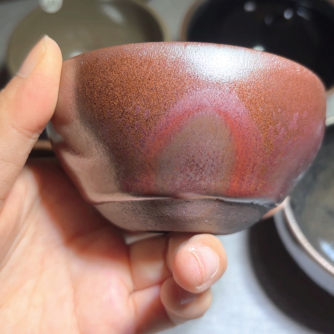 茶盏子衿手工柴烧盏非遗老师磨底3