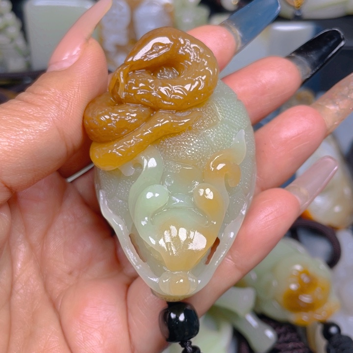 和田玉挂件未镶嵌