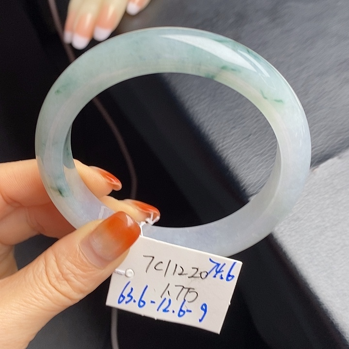 未镶嵌手镯翡翠64正圈94