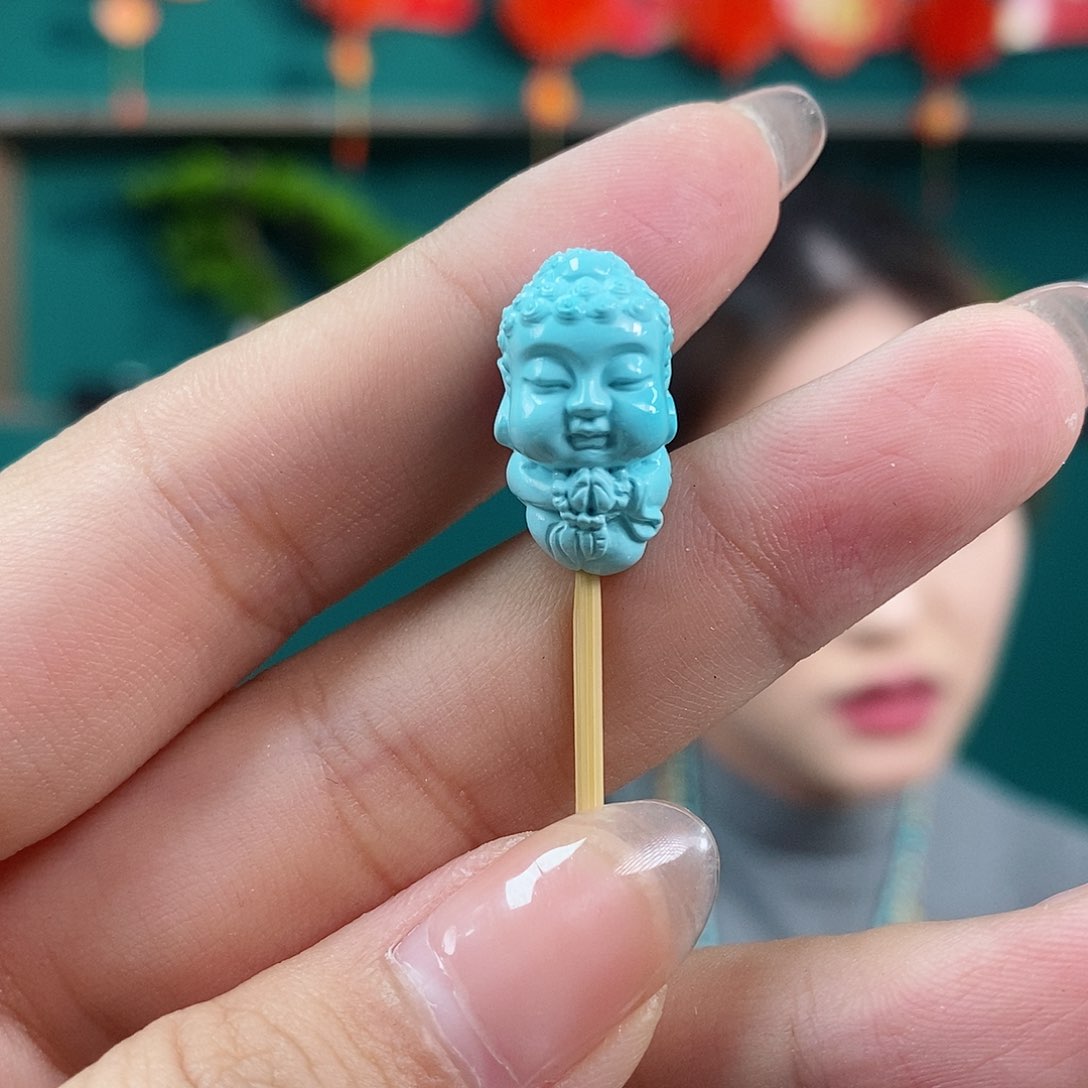 绿松石珠宝奇石未镶嵌
