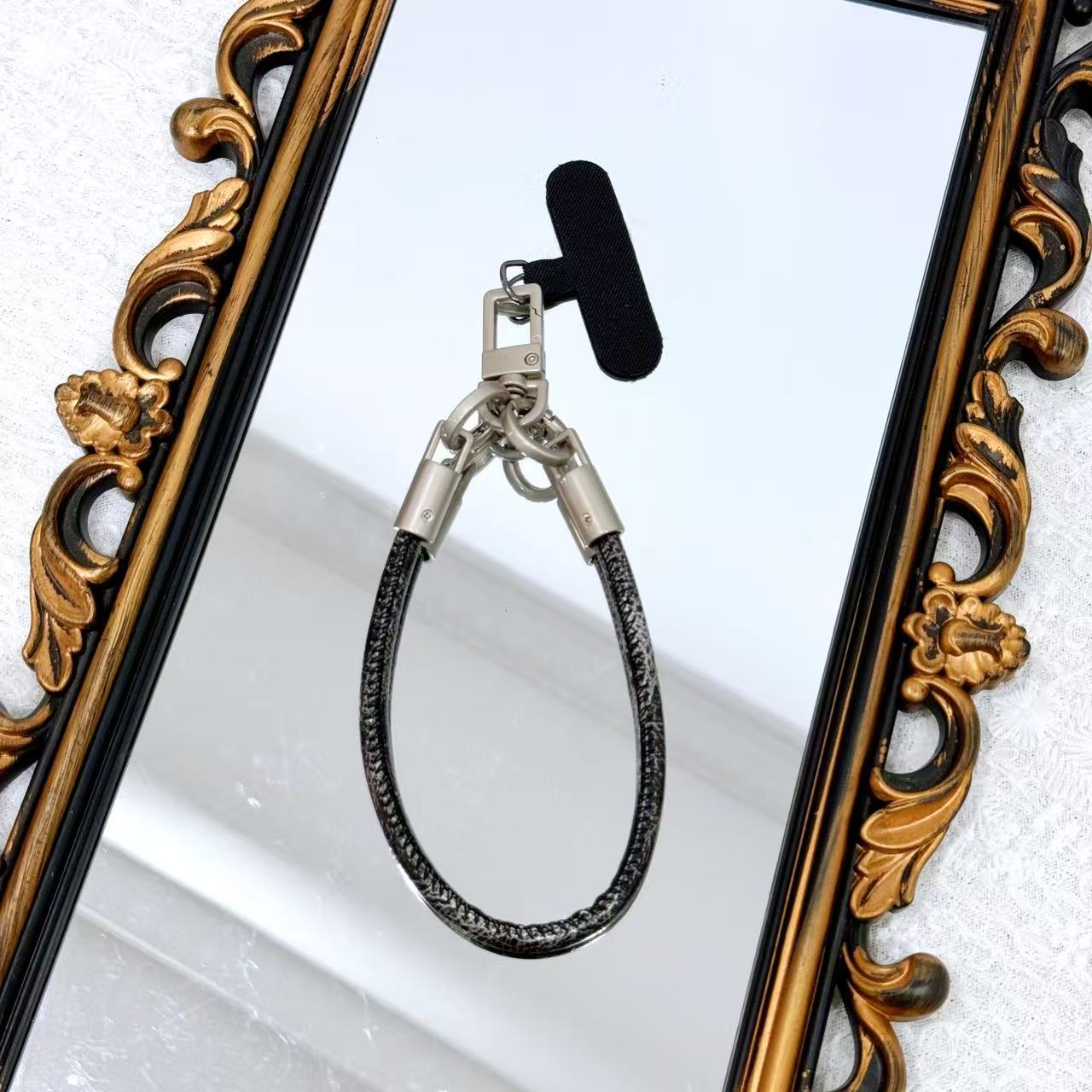 TC新款女款皮绳背带斜跨/挂脖/手提三合一长链可拆卸