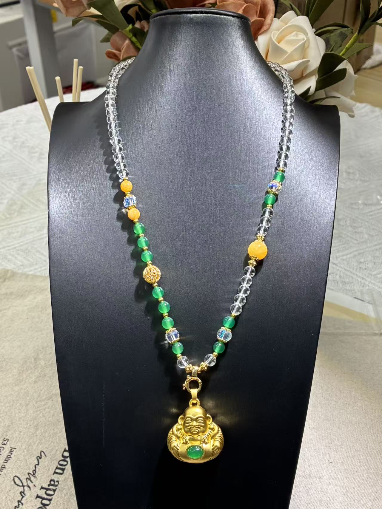 合金项链 设计款国风【逍遥佛】吊坠（赠链）一-100932颈饰