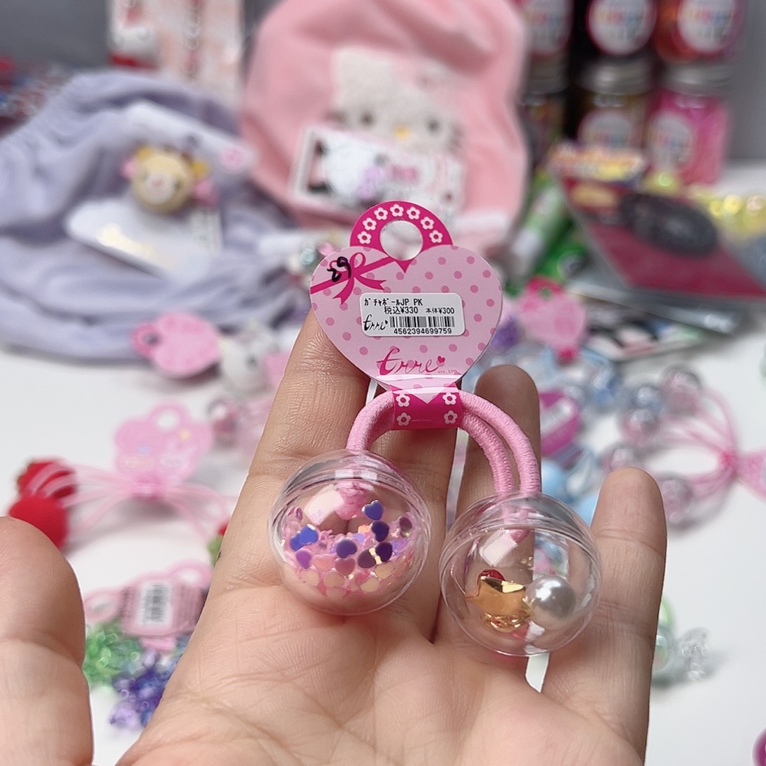 日本珍珠粉球球发圈