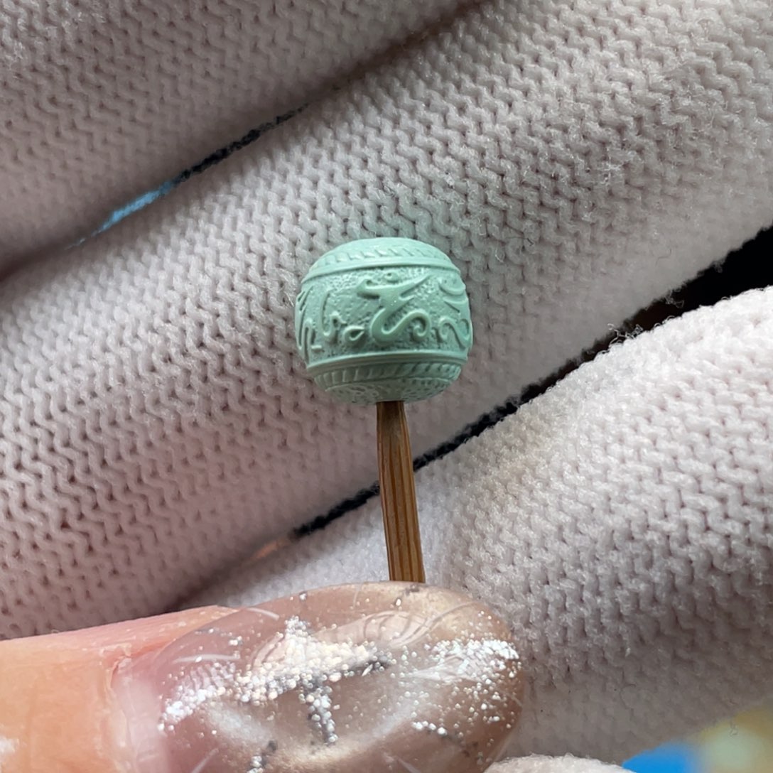 绿松石未镶嵌挂件