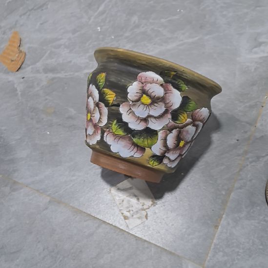 红泥花盆景德镇花盆