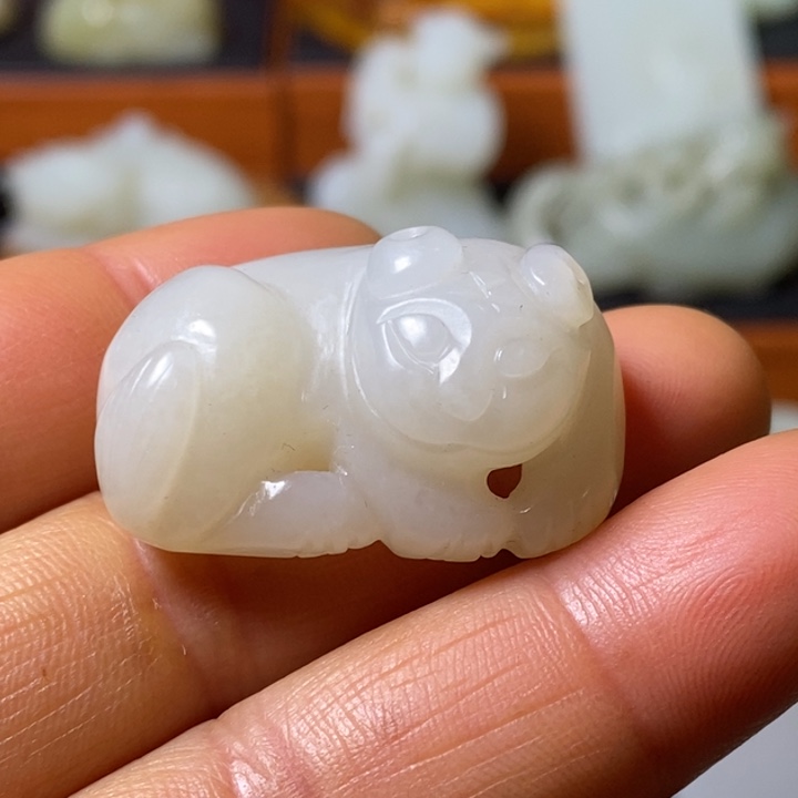 和田玉（青玉）未镶嵌颈饰