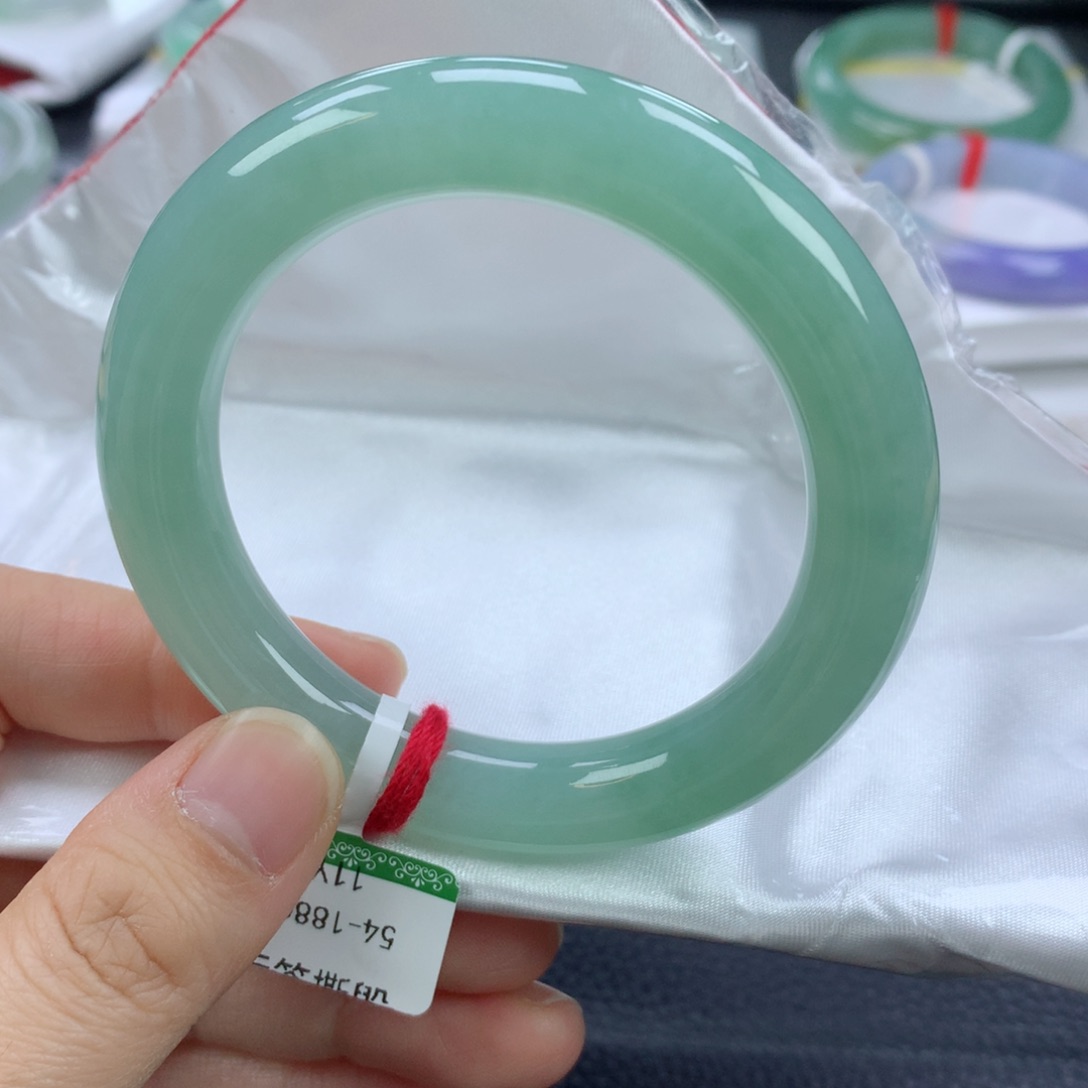 翡翠手镯未镶嵌54加