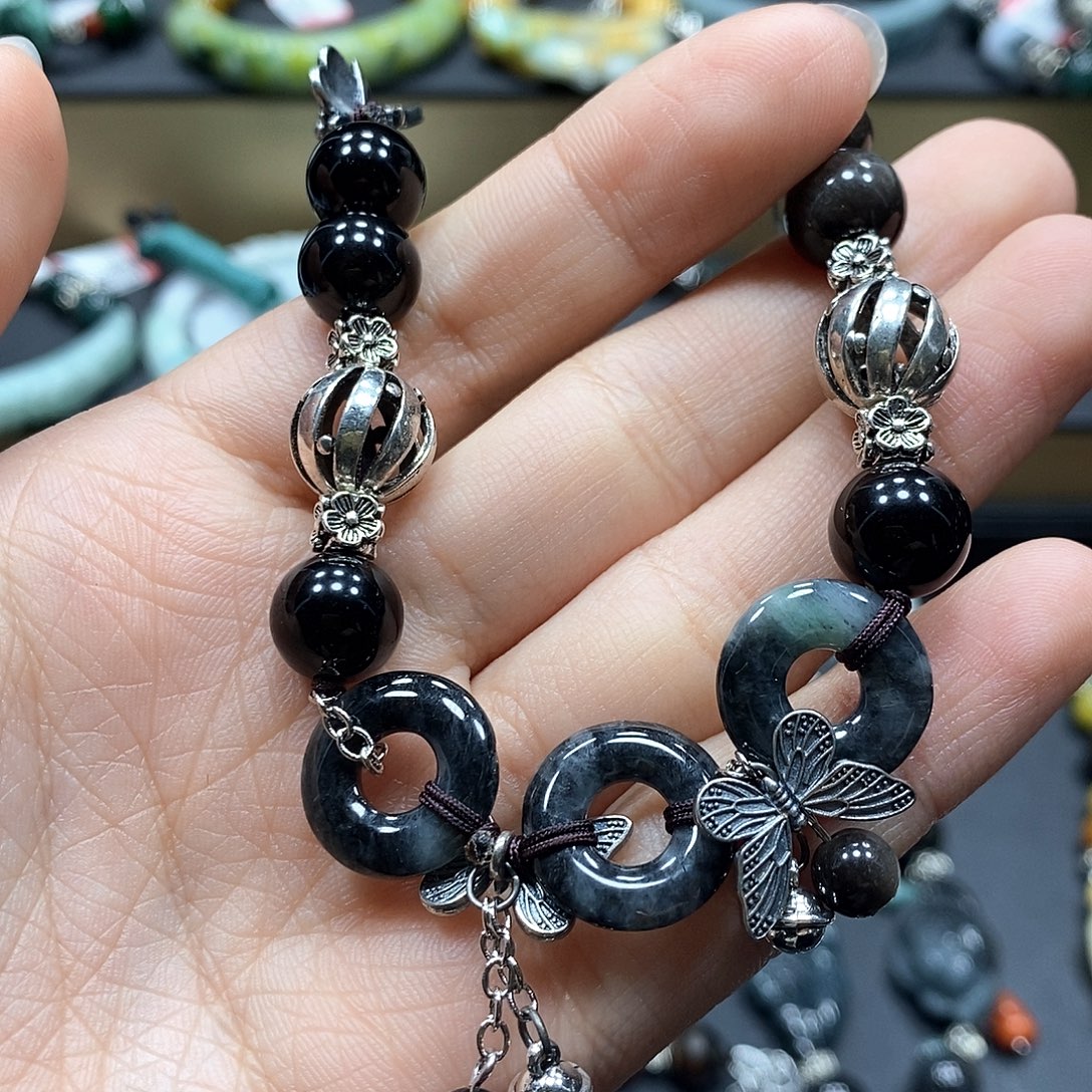 翡翠未镶嵌手链手链