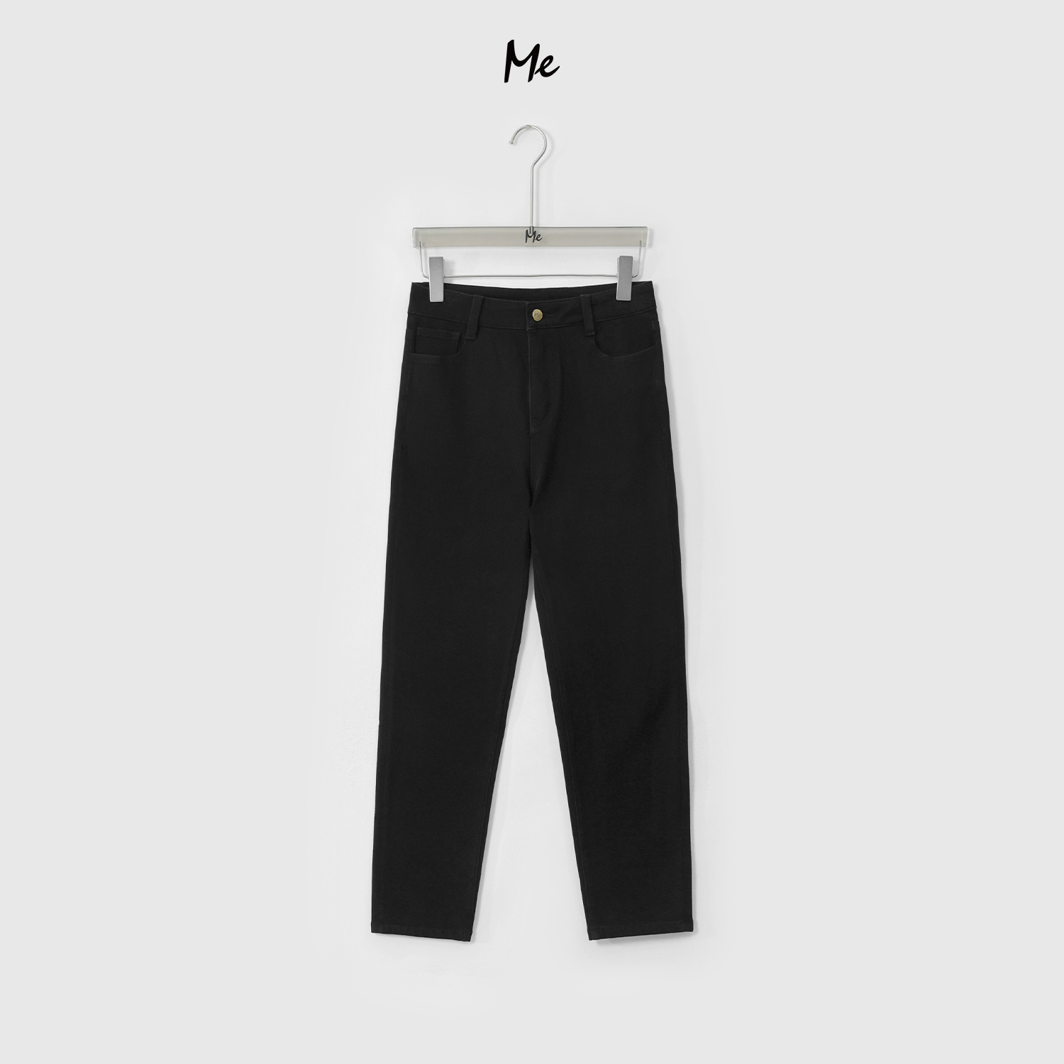 ME【顶流小脚裤（弹力加绒）】重工水洗高腰显瘦百搭牛仔裤MESA5063