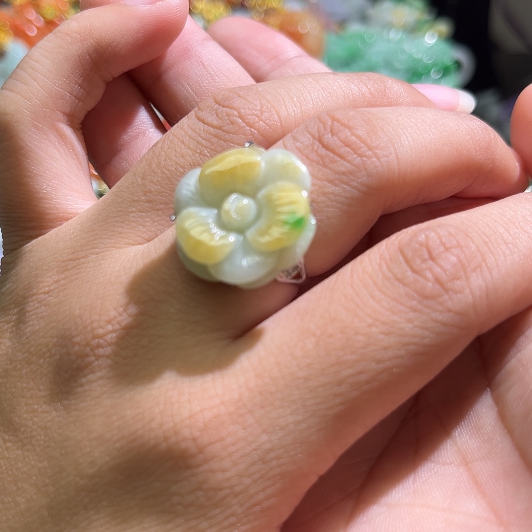 翡翠未镶嵌颈饰待编织