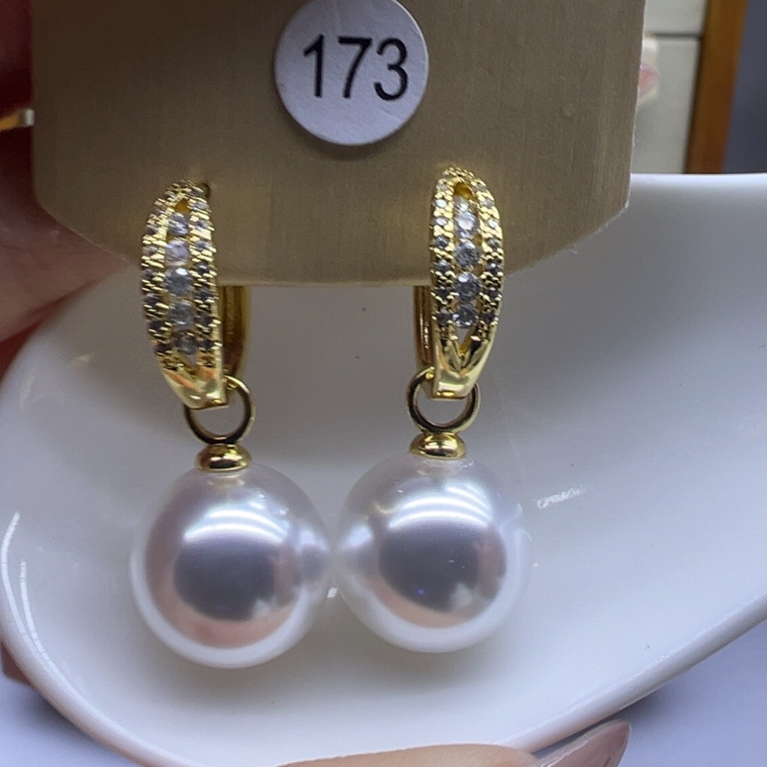 耳饰未镶嵌淡水珍珠