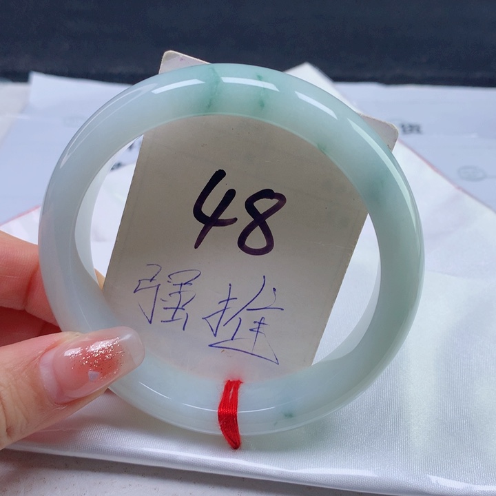 翡翠手镯未镶嵌缅甸天然a货翡翠62
