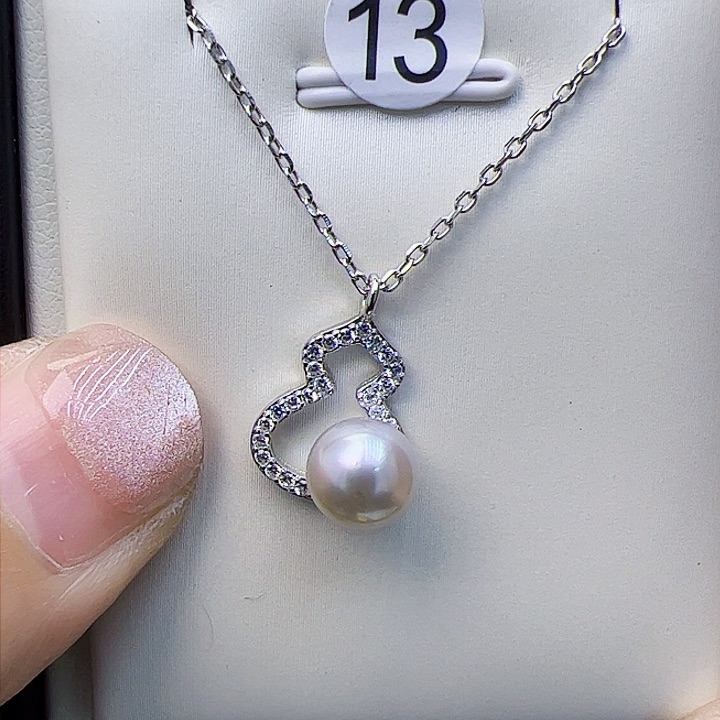 海水珍珠颈饰银S925镶嵌