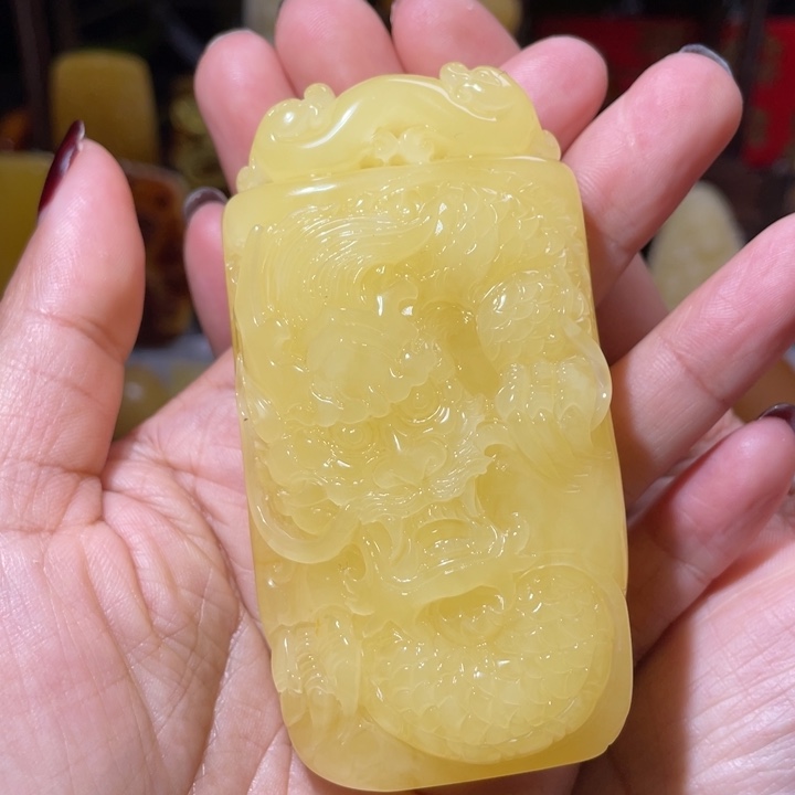 琥珀吊坠(不含链)未镶嵌