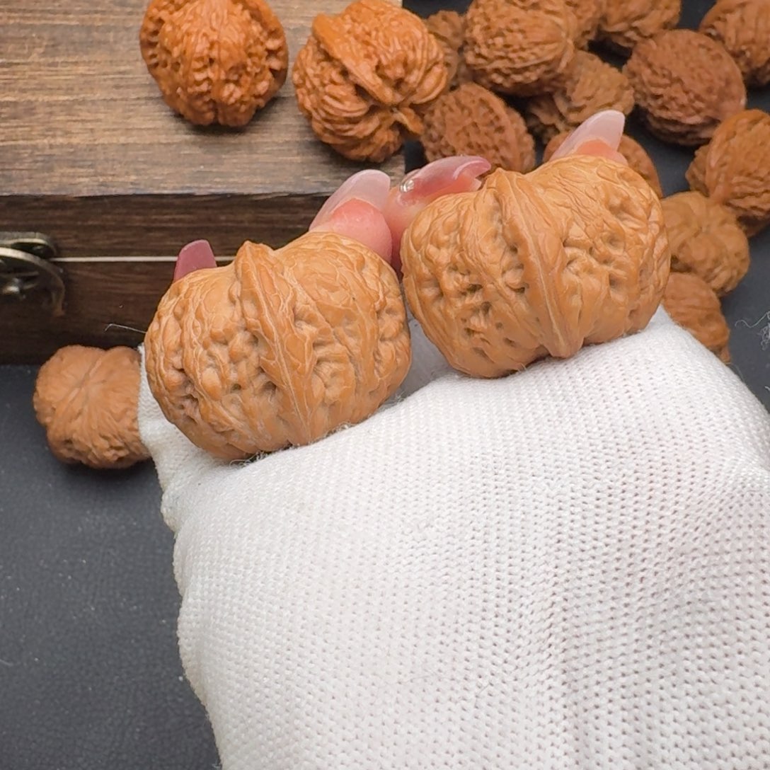 文玩核桃把件38元宝4715