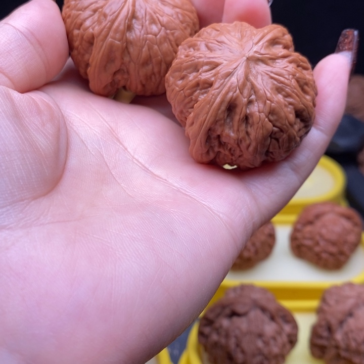 ༺***༻文玩核桃把件铁锤